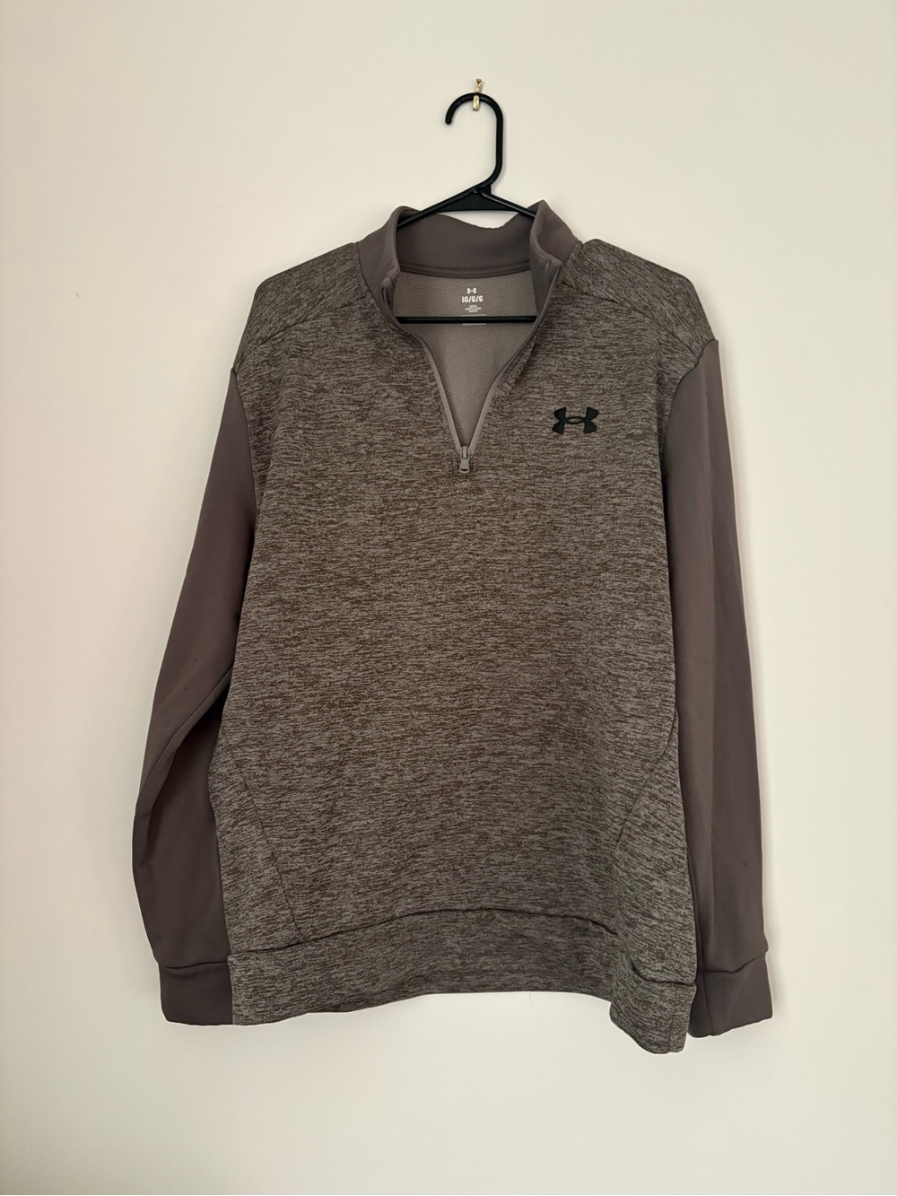 Under Armour Men’s Gray Quarter-Zip Pullover Sweater